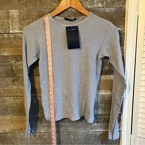 Brandy Melville blue stripped long sleeve